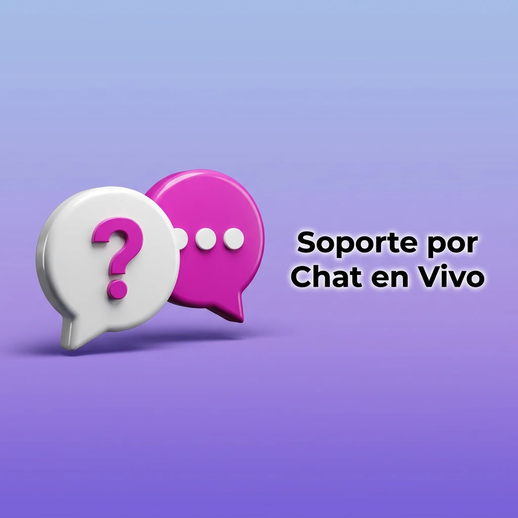 Live chat support icon on Betbox website, available 24/7 in Spanish for quick help with deposits, bonuses, and account issues.