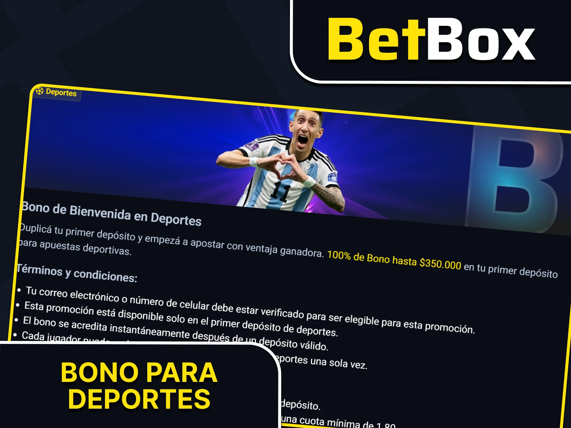 Betbox ofrece bonos a los aficionados a las apuestas deportivas.