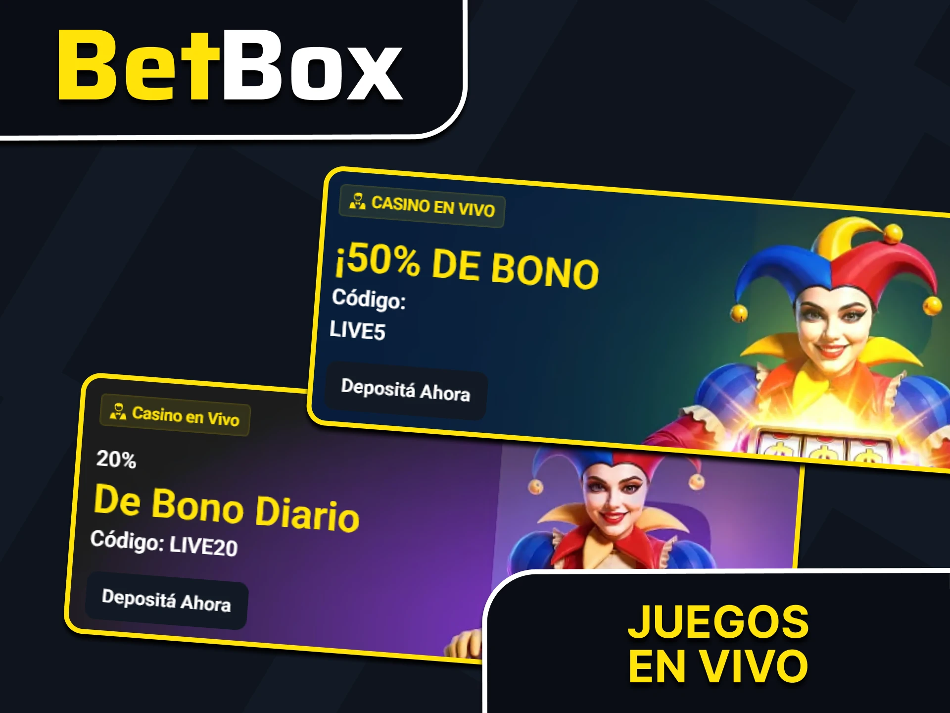 Los aficionados a los casinos en vivo recibirán bonos de Betbox.