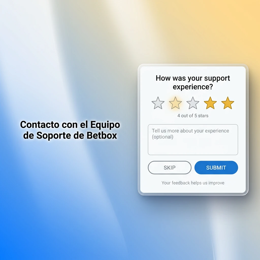 Betbox support team contact options: live chat, email, help center, and contact form icons
