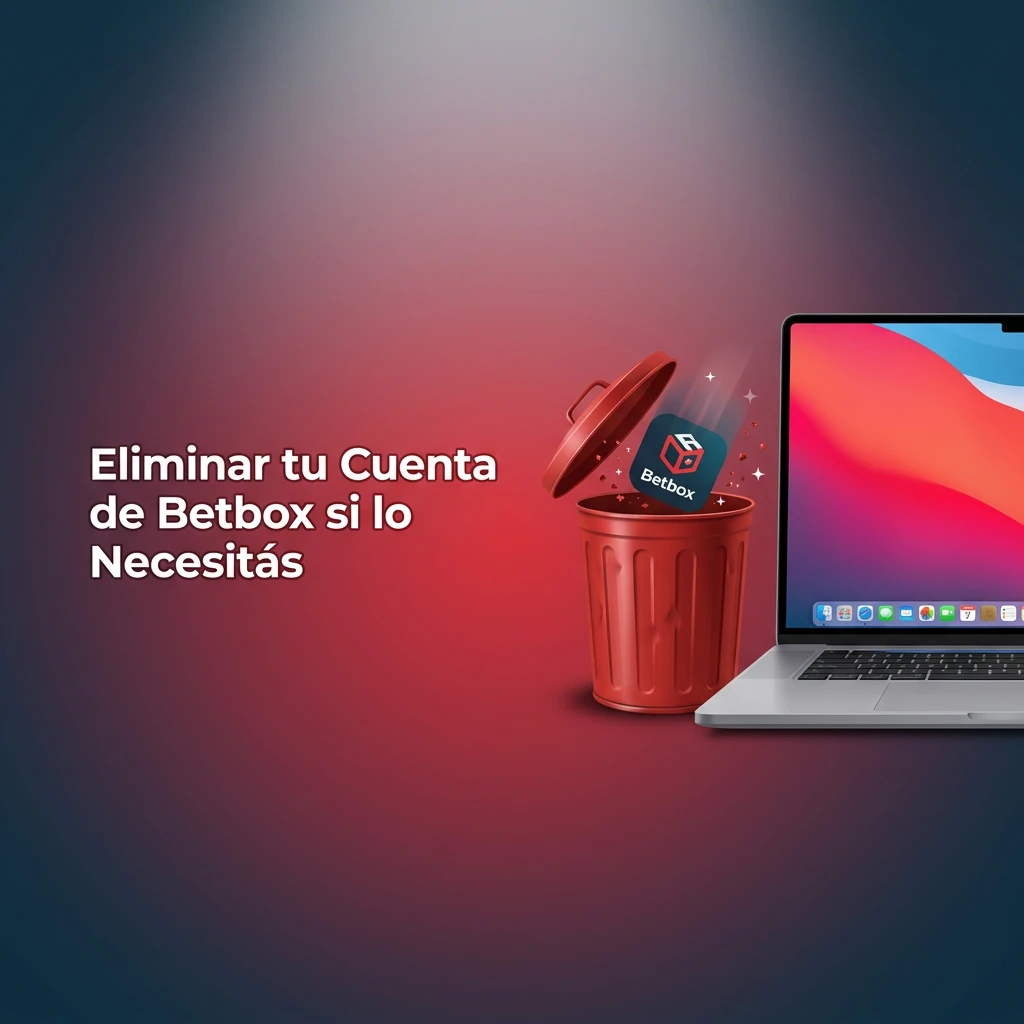 User deleting Betbox account via settings or support chat, with steps for account closure and confirmation email
