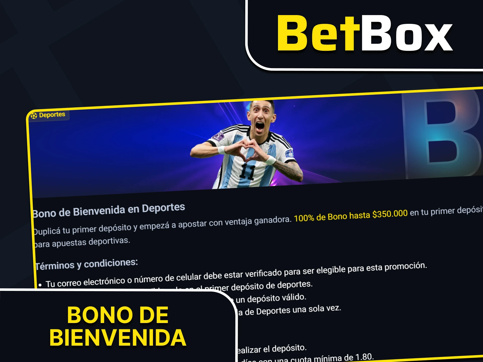 Consigue un bono por tus apuestas de fútbol en Betbox.