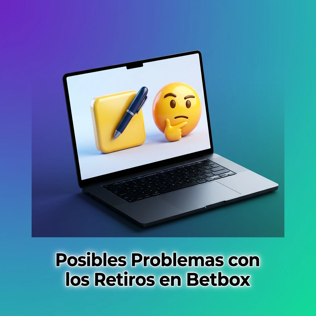 Persona revisando problemas comunes de retiros en Betbox con soluciones detalladas en pantalla