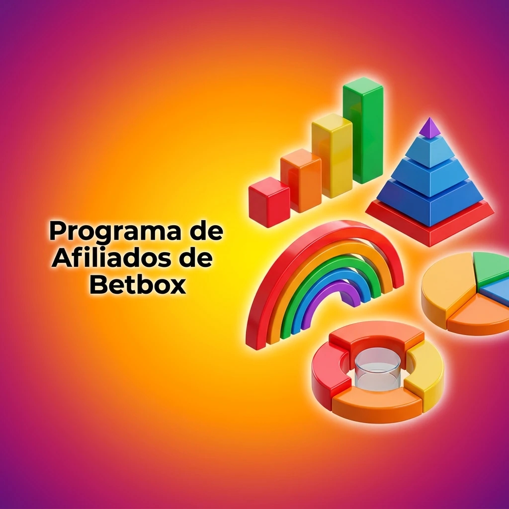 Betbox affiliate program dashboard showing commissions, real-time tracking metrics, and advertising materials for partners.