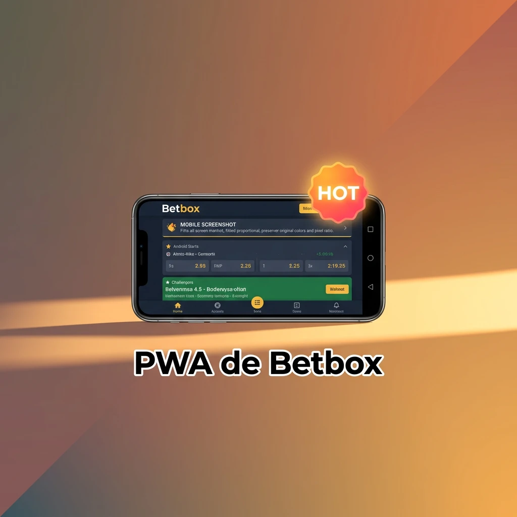 Betbox PWA accessible from any desktop browser with full casino and sportsbook features, no download required.
