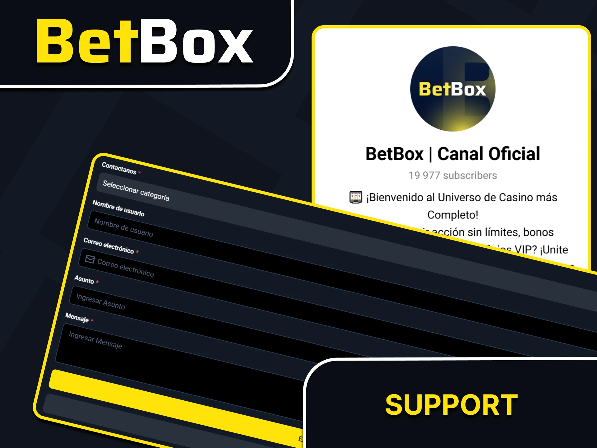 Si tiene alguna pregunta sobre cómo retirar fondos del sitio web de Betbox, póngase en contacto con el servicio de asistencia.
