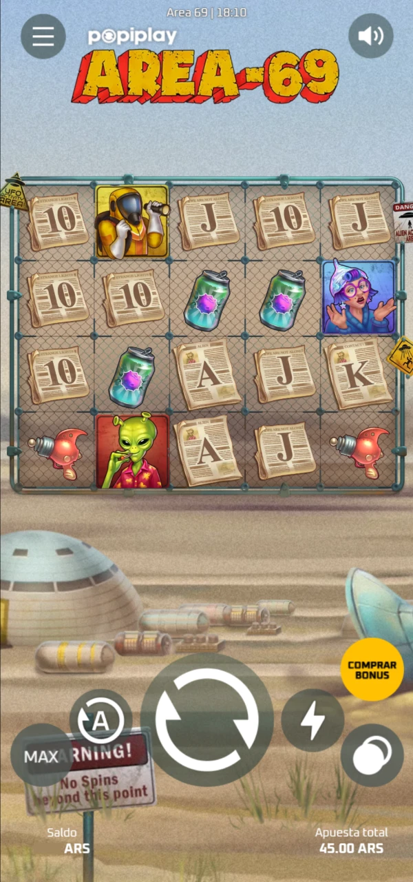 Inicia uno de los juegos de tragamonedas en el sitio web de Betbox.