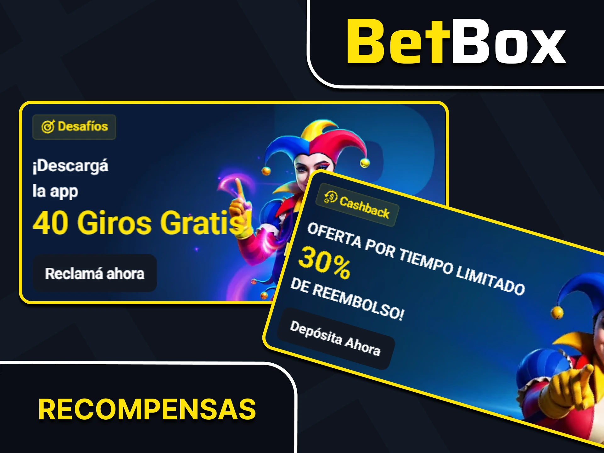 Betbox ofrece bonos por jugar a las tragamonedas en su sitio web.